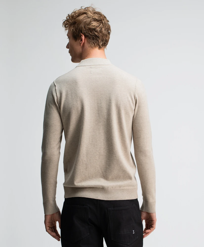 Butcher of Blue Mock Neck Trui Clifden