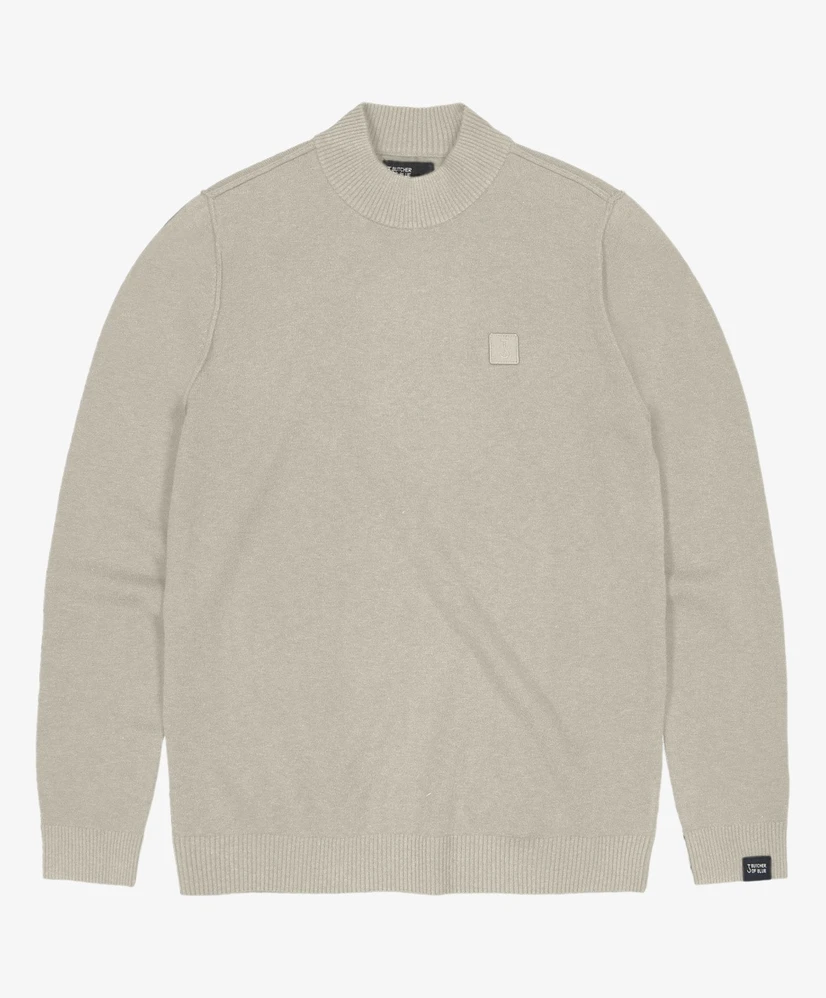 Butcher of Blue Mock Neck Trui Clifden