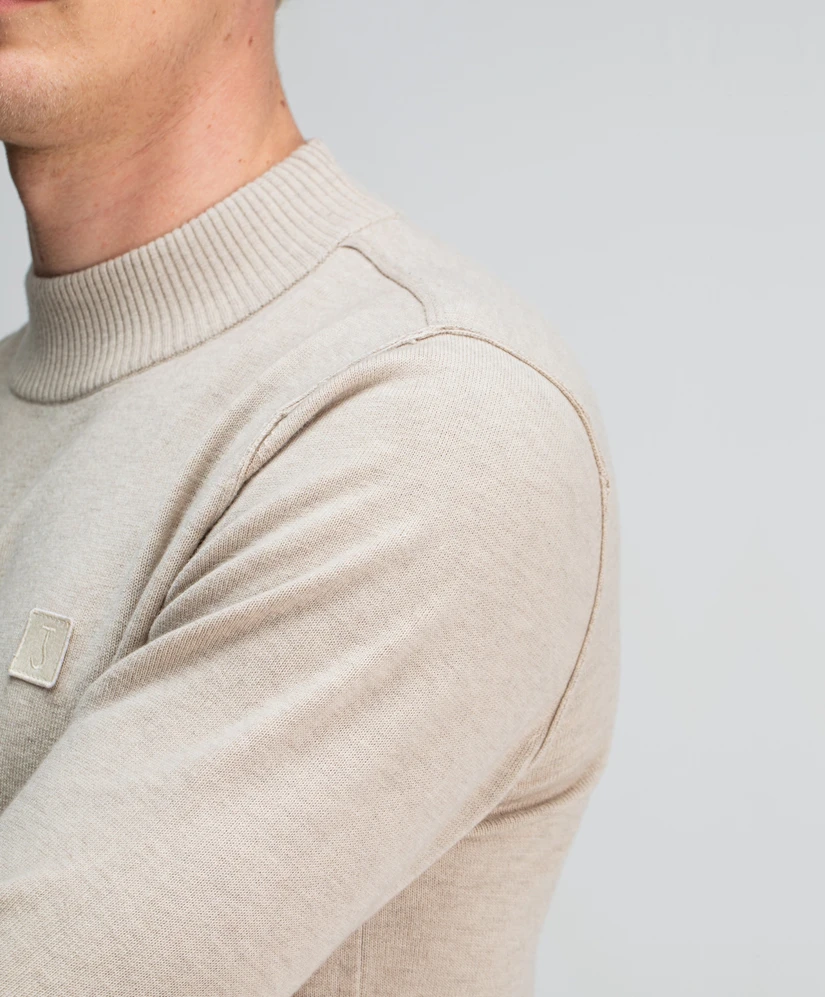 Butcher of Blue Mock Neck Trui Clifden