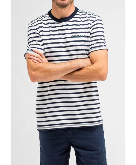 Butcher of Blue T-shirt Gestreept