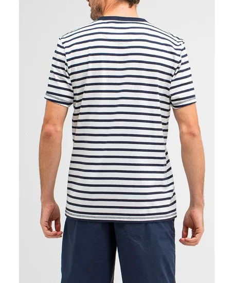 Butcher of Blue T-shirt Gestreept