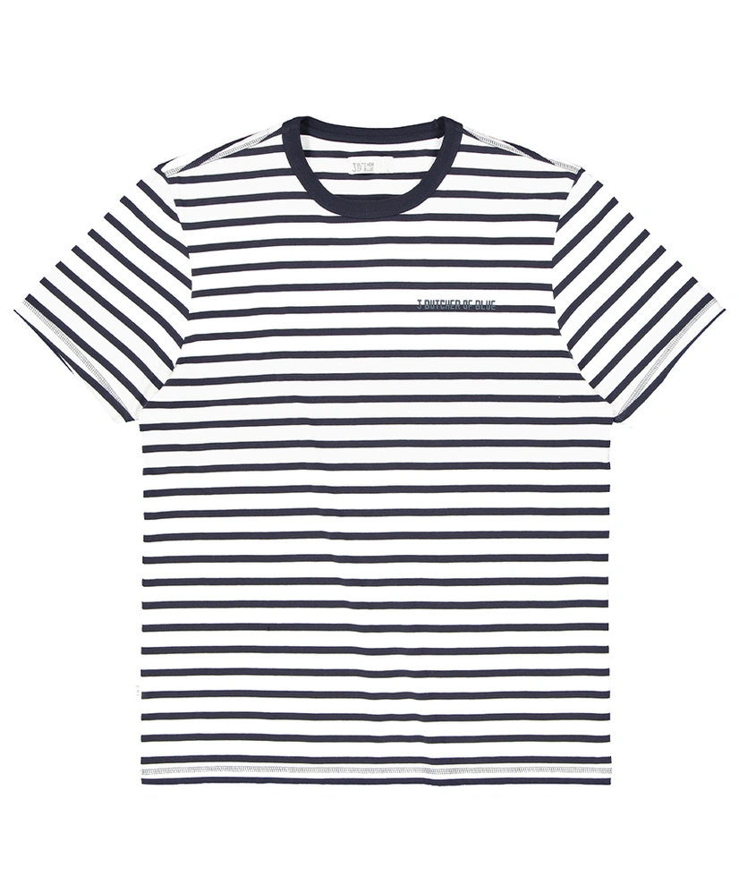 Butcher of Blue T-shirt Gestreept