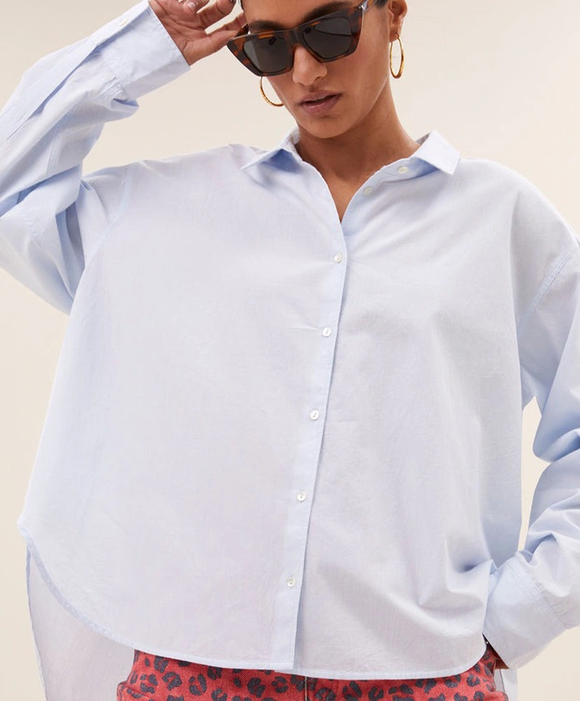 by-bar Blouse Flo Chambray