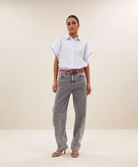 by-bar Blouse Pixie Chambray