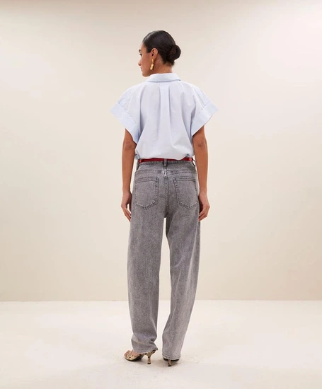 by-bar Blouse Pixie Chambray