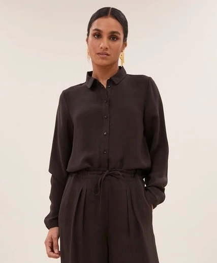 by-bar Blouse Satijn Donna