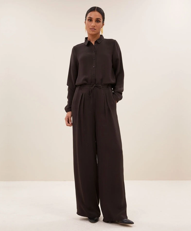 by-bar Blouse Satijn Donna