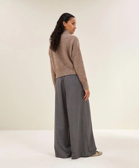 by-bar Half Zip Trui Boxy Beau