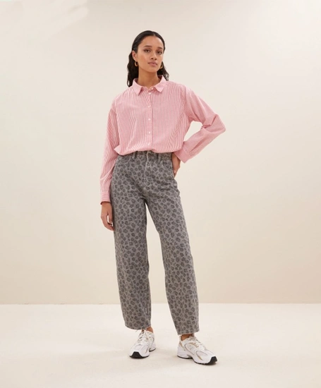 By-Bar Jeans Lew Grey Cheetah