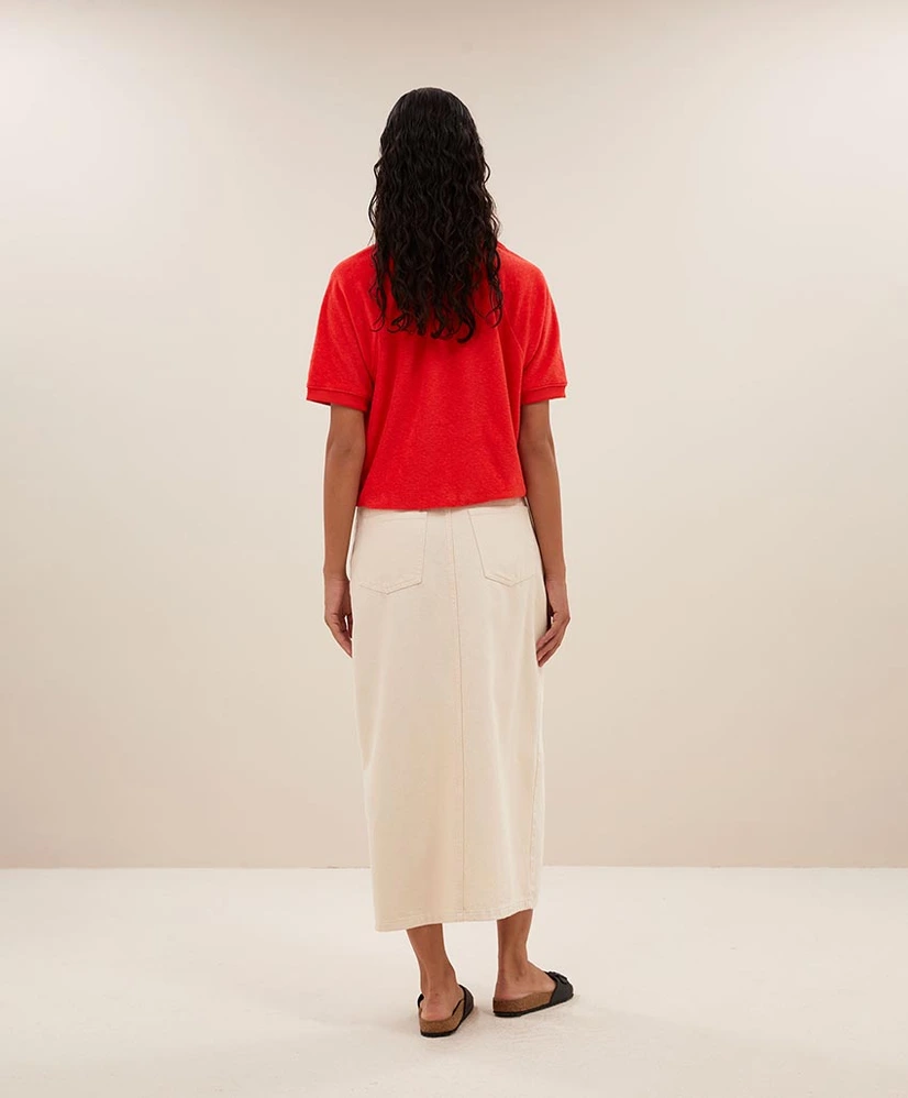 by-bar Polo Harper Slub