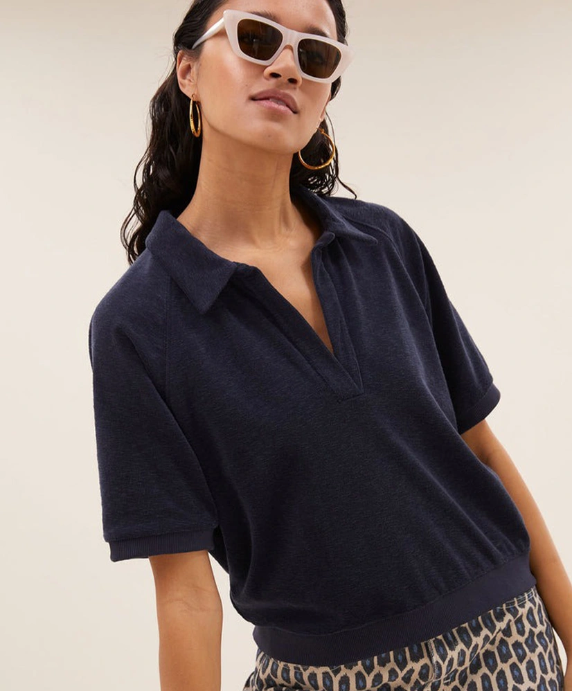 by-bar Polo Harper Slub