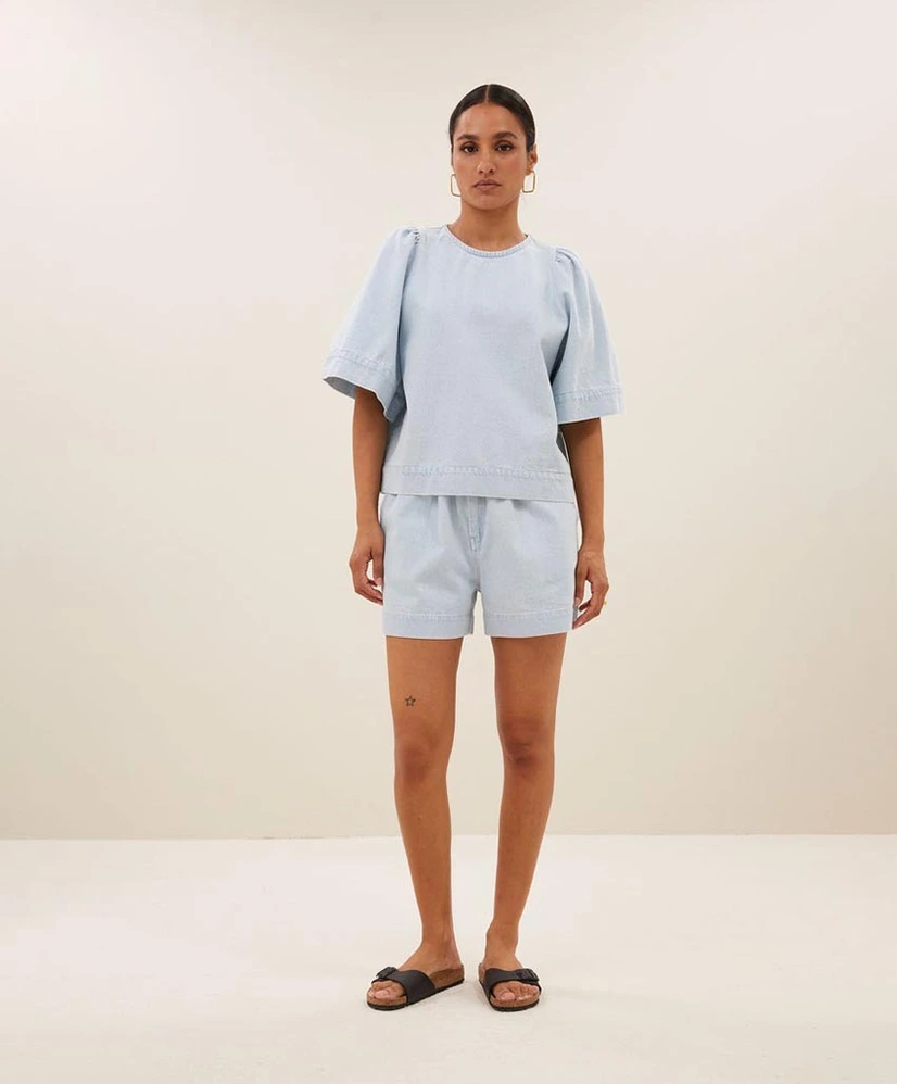 by-bar Short Leon Denim