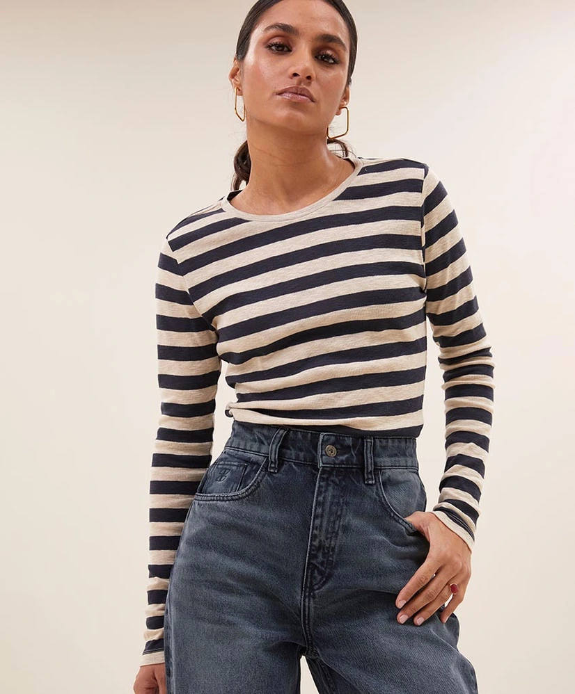 by-bar T-shirt Big Stripe