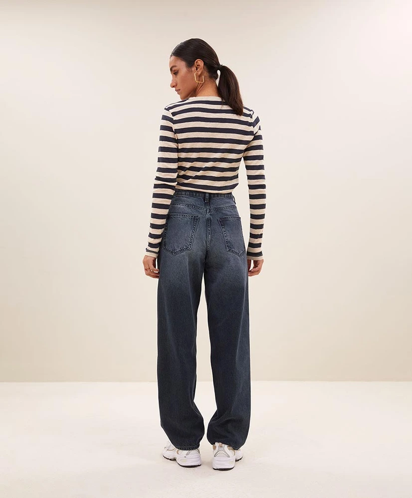 by-bar T-shirt Big Stripe