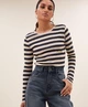 by-bar T-shirt Big Stripe