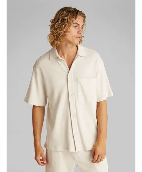 Calvin Klein Jeans Overhemd Chunky Waffle