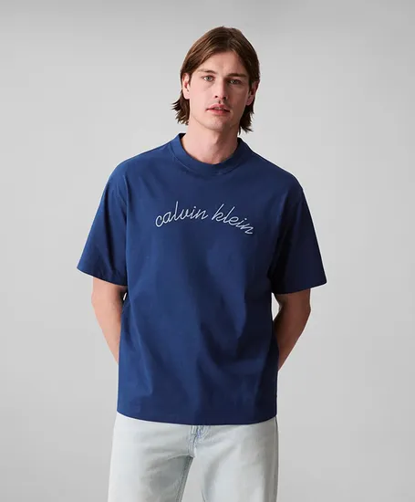 Calvin Klein Jeans T-shirt Center Chain Stitch