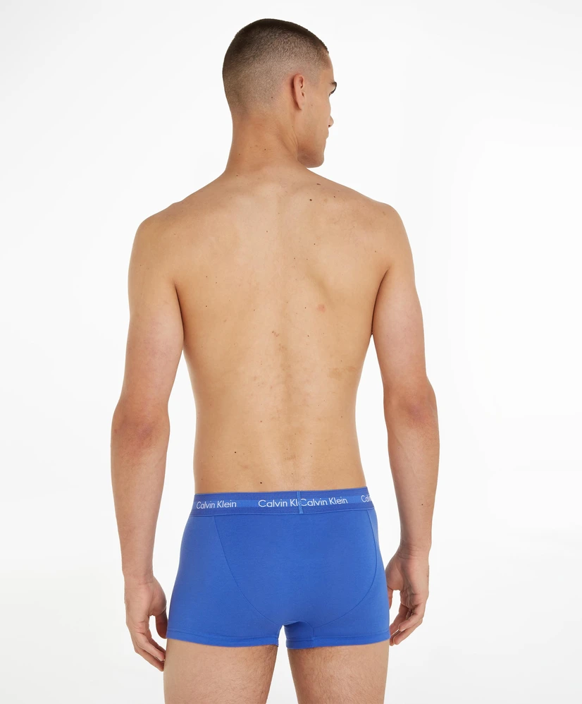 Calvin Klein Short Kort Effen 3-Pack Blauw