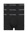 Calvin Klein Short Kort Effen 3 Pack Zwart