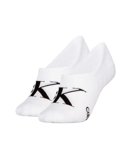 Calvin Klein Sneakersokken Monogram 2-Pack