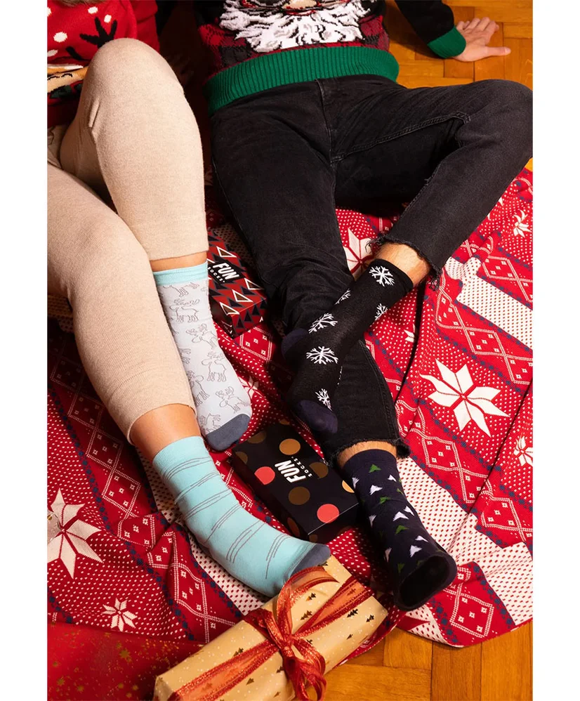 Camano Fun Socks Christmas Box Unisex 4-Pack