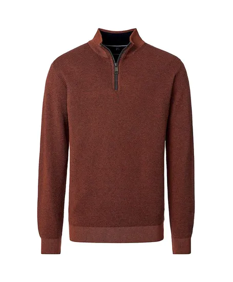 Casa Moda Half Zip Trui Stricktroyer