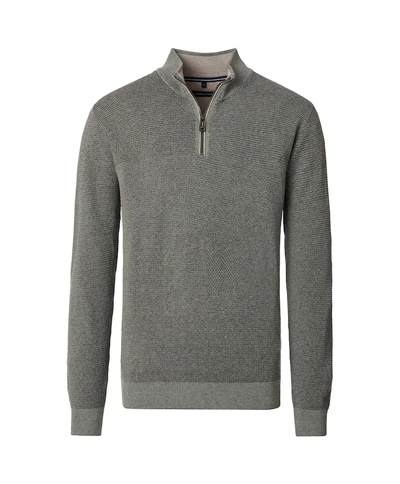 Casa Moda Half Zip Trui Stricktroyer