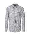Casa Moda Overhemd Allover Print Casual Fit