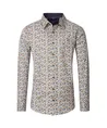 Casa Moda Overhemd Allover Print Casual Fit