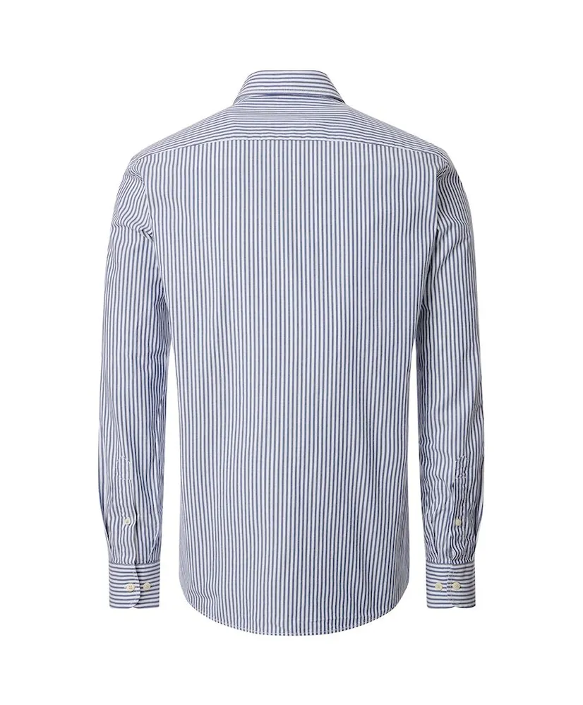 Casa Moda Overhemd Gestreept Casual Fit