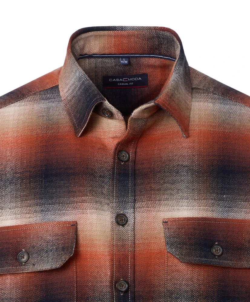 Casa Moda Overshirt Allover Patroon
