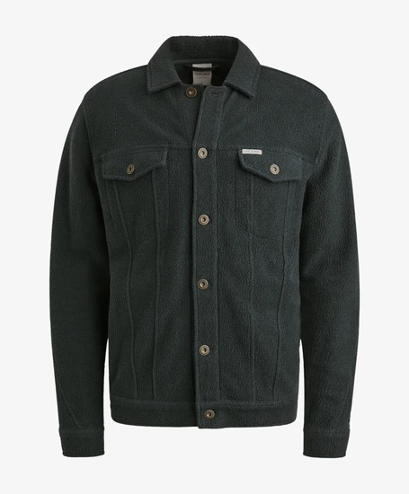 Cast Iron Button jacket frontloop terry