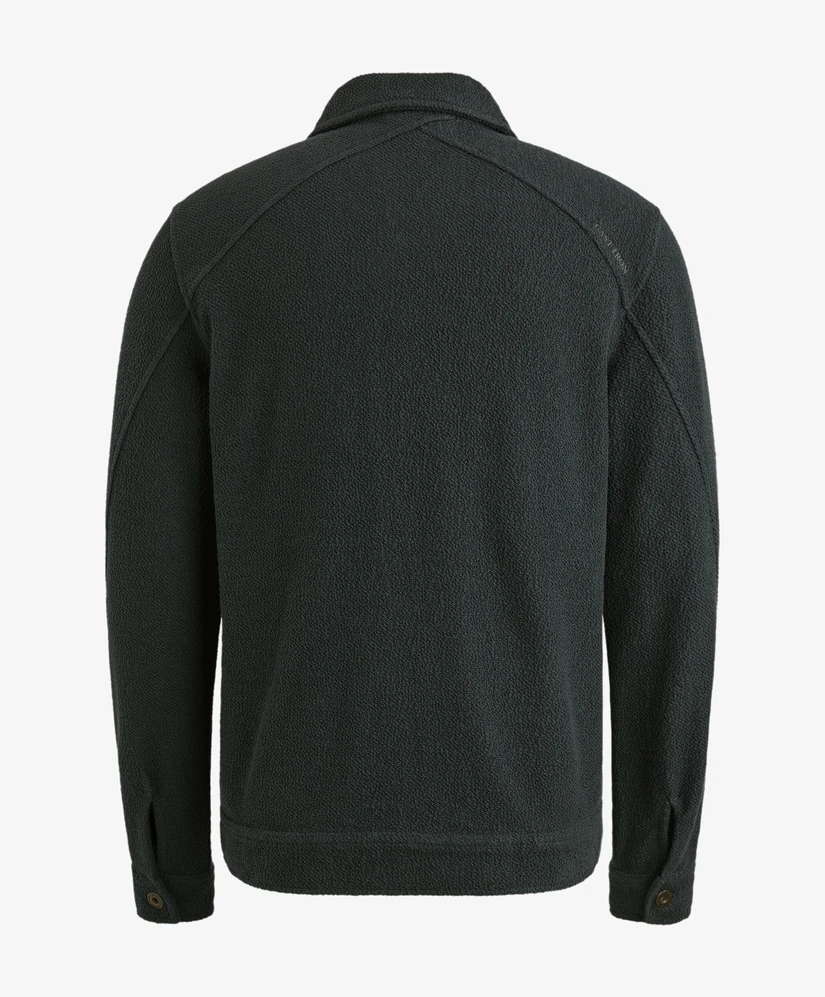 Cast Iron Button jacket frontloop terry