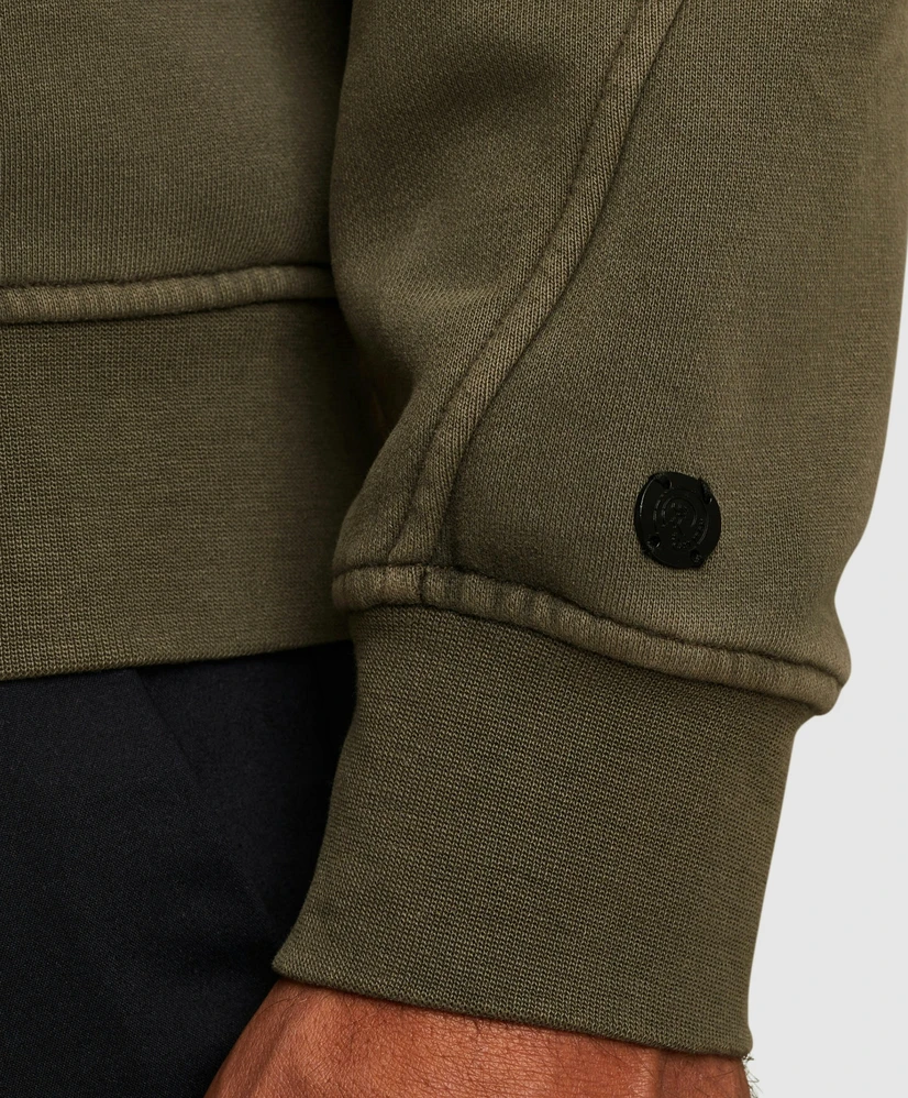 Cast Iron Half Zip Sweater Effen