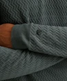 Cast Iron Half Zip Trui Soft Blend