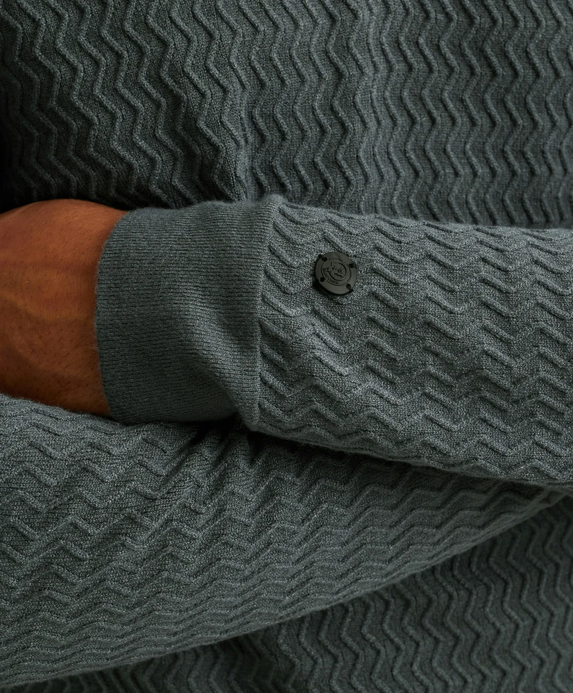 Cast Iron Half Zip Trui Soft Blend