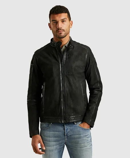 Cast Iron Leren Jas Speedture Racer