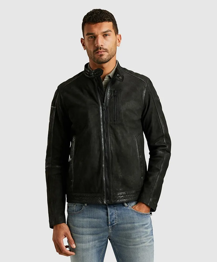 Cast Iron Leren Jas Speedture Racer