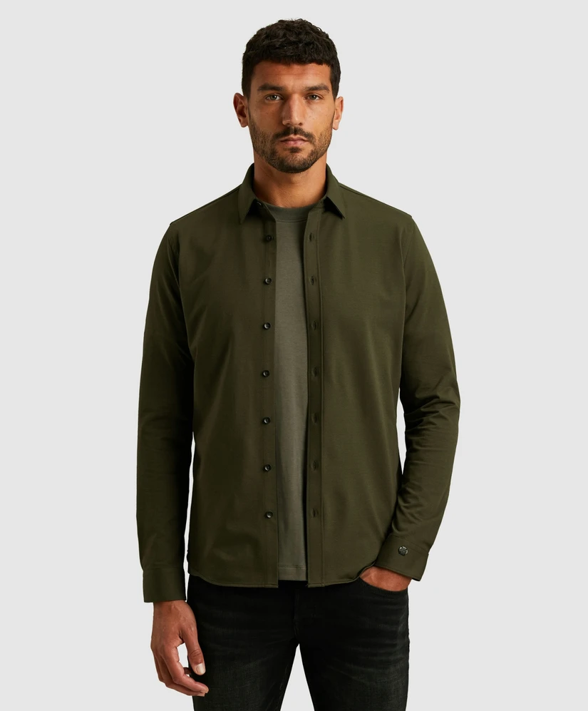 Cast Iron Overhemd Tech Twill Regular Fit