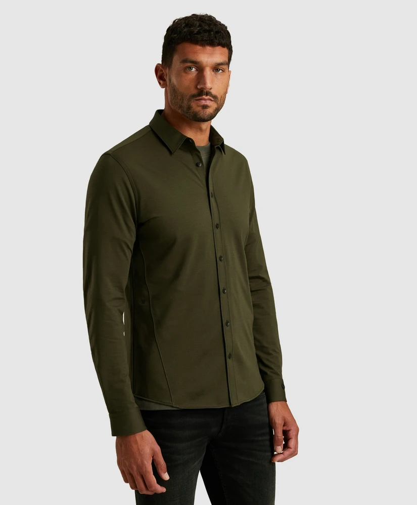 Cast Iron Overhemd Tech Twill Regular Fit