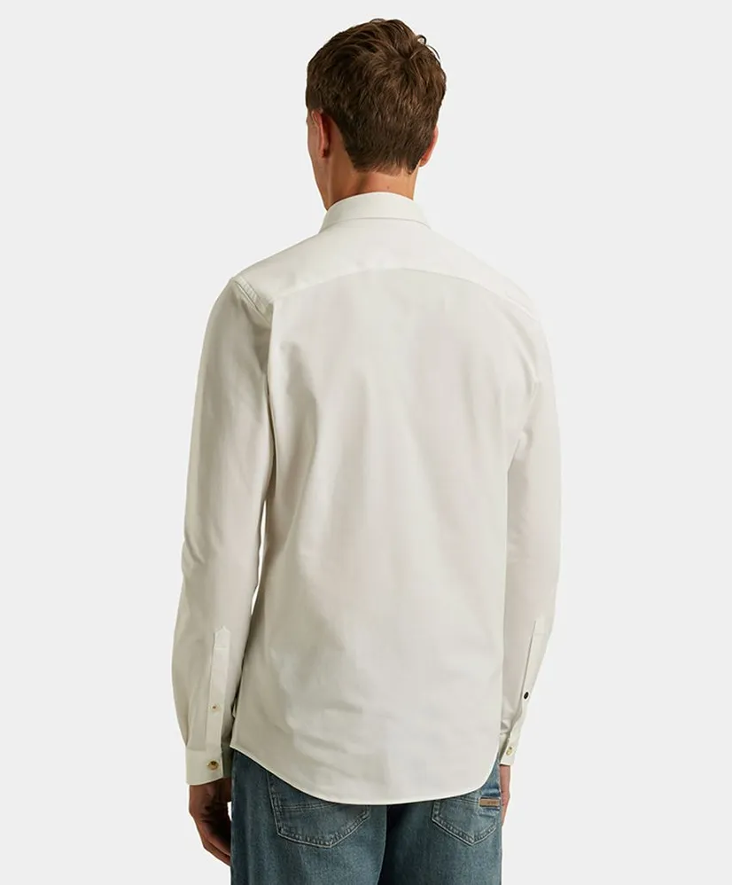 Cast Iron Overhemd Twill Jersey