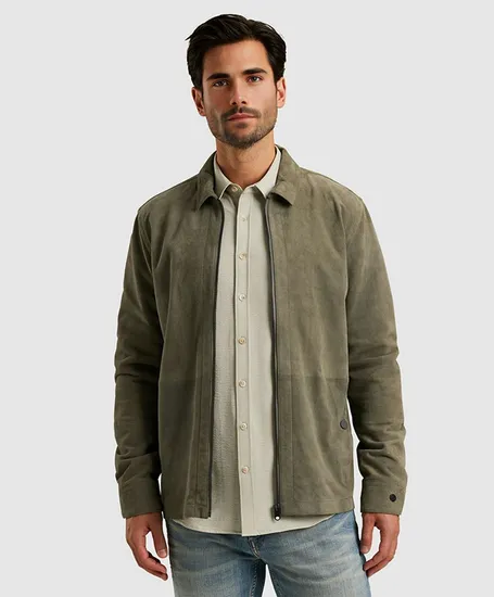 Cast Iron Overshirt Suede