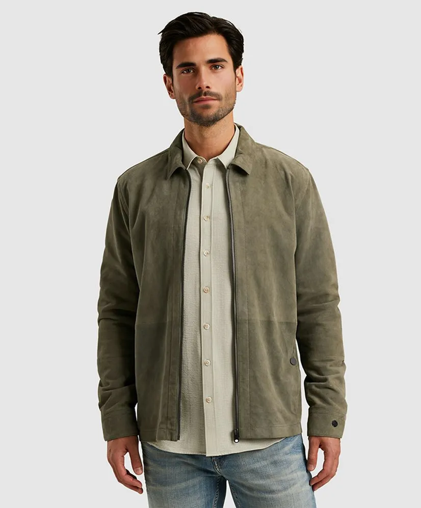 Cast Iron Overshirt Suede