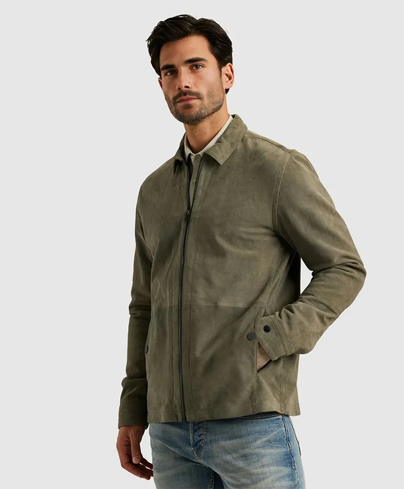 Cast Iron Overshirt Suede