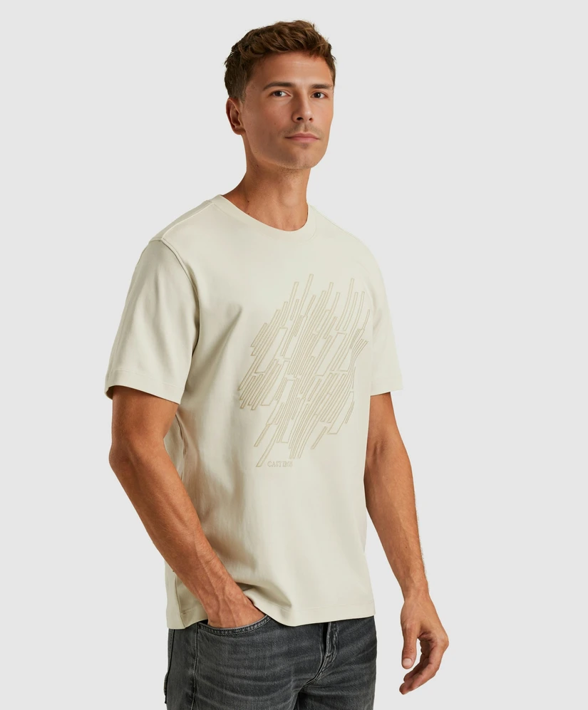 Cast Iron T-shirt Diagonal EMB