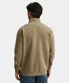 Cast Iron Trui Half-Zip Effen