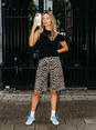 Catwalk Junkie Bermuda Leopard Loose Fit