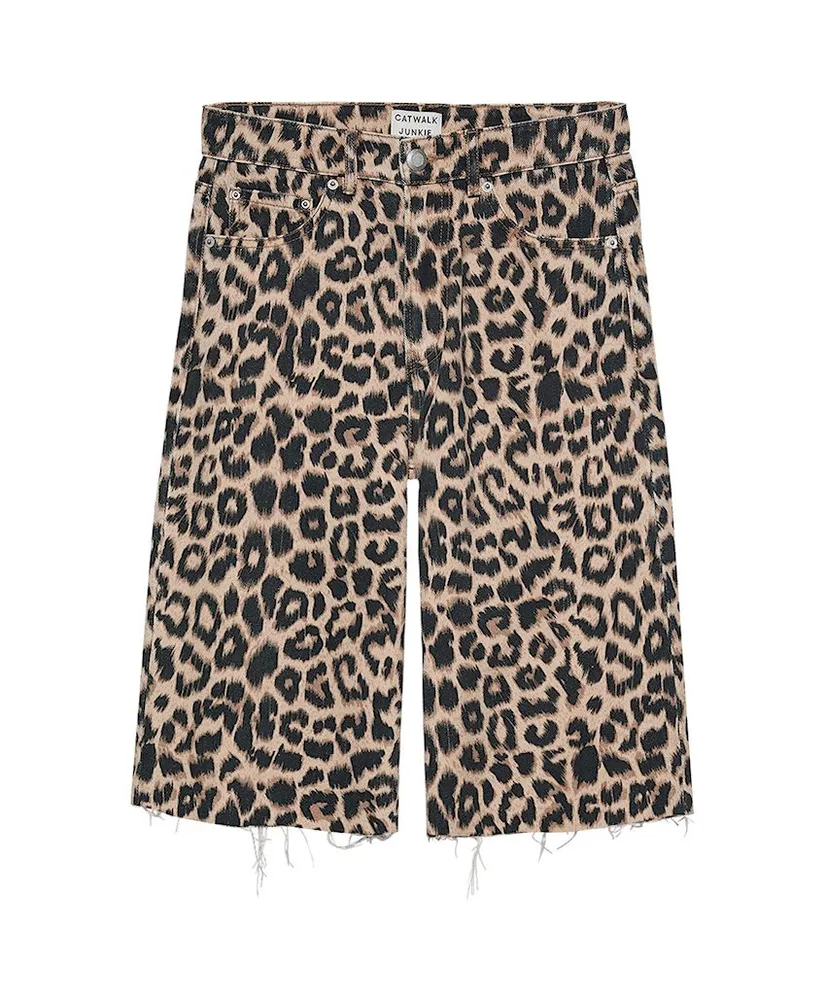 Catwalk Junkie Bermuda Leopard Loose Fit