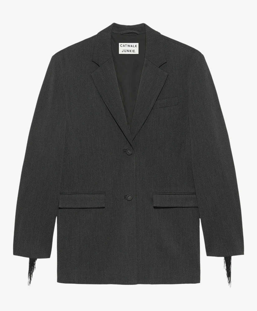 Catwalk Junkie Blazer Detachable Fringes