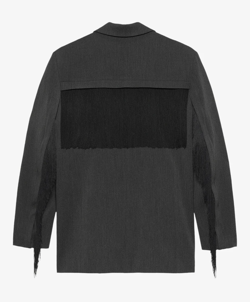 Catwalk Junkie Blazer Detachable Fringes